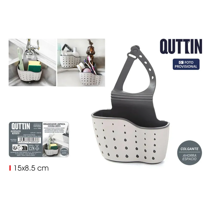 Kitchen Sink Tidy Quttin 15 X 8,5 CM (24 Units)