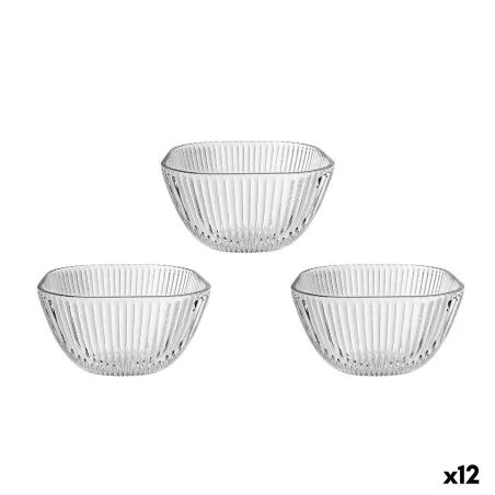 Kulhosetti La Mediterránea Eddas Läpinäkyvä Lasi 270 ml 3 Kappaletta (12 osaa)