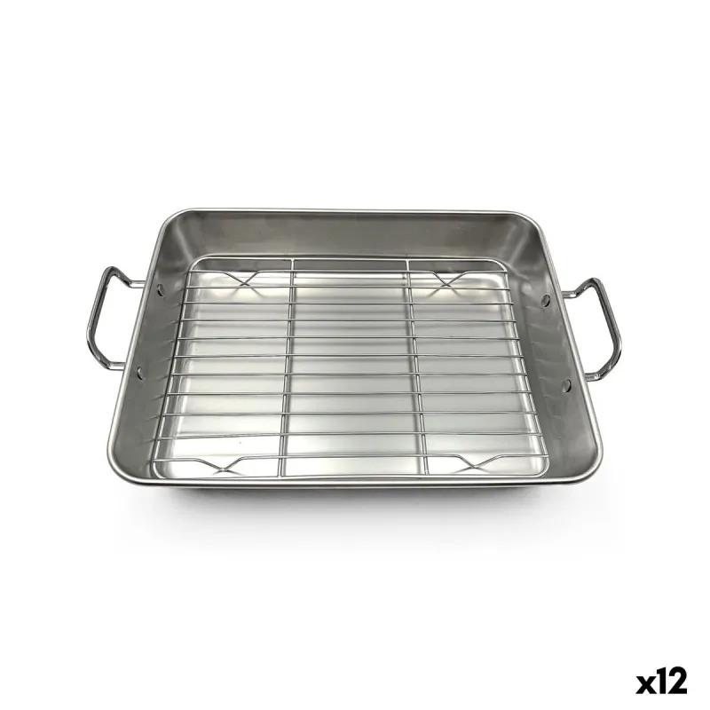 Trauks cepšanai Quttin Sudrabains Tērauds 30 x 24 x 5,5 cm (12 gb.)