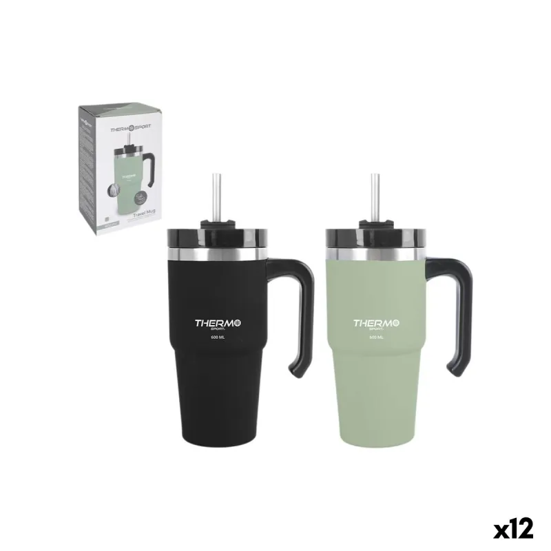 Термокружка с крышкой ThermoSport 600 ml (12 штук)