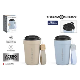 Термокружка с крышкой Ibili 669006 Серый Нержавеющая сталь 580 ml
