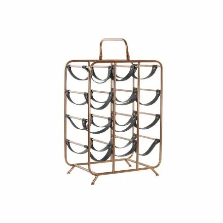 Подставка под бутылки DKD Home Decor 37 x 23,5 x 54 cm Металл Медь Полиуретан
