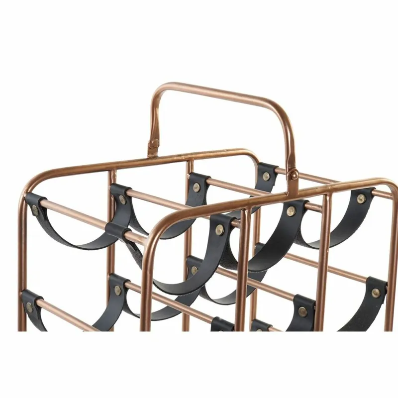 Подставка под бутылки DKD Home Decor 37 x 23,5 x 54 cm Металл Медь Полиуретан