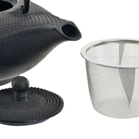 Tējkanna DKD Home Decor Sarkans Melns Čuguns (1000 ml) (2 gb.)