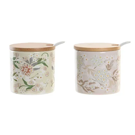 Sokeriastia DKD Home Decor Bambu Dolomite (7,5 x 7,5 x 7,5 cm)