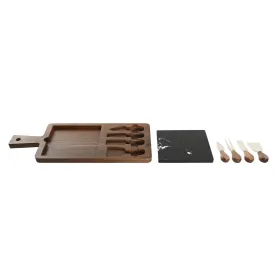 Sūrio lenta DKD Home Decor Ruda Juoda 49 x 19 x 2 cm