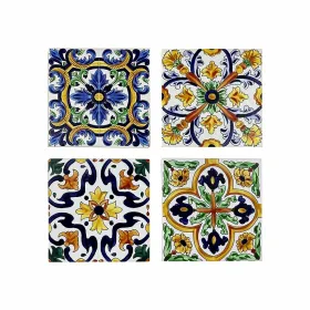 Костер DKD Home Decor плитка 4 штук (10,8 x 10,8 x 0,7 cm)