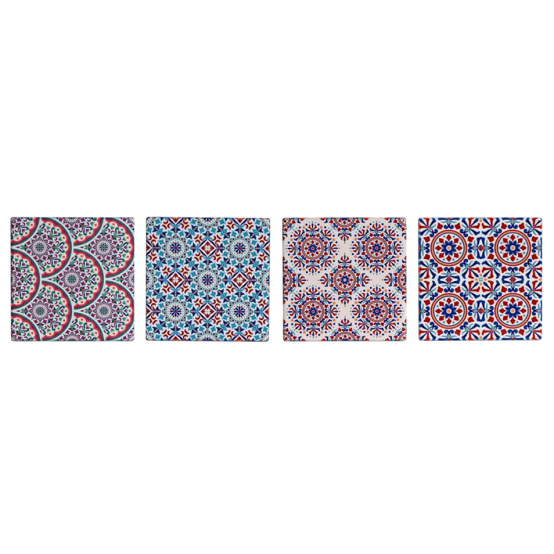 Padėklai DKD Home Decor 10,8 x 10,8 x 0,7 cm