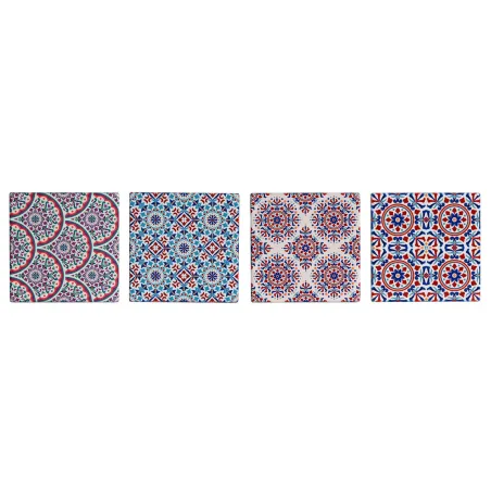 Lasinaluset DKD Home Decor 10,8 x 10,8 x 0,7 cm