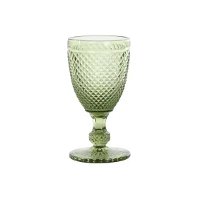 Setti laseja DKD Home Decor Vihreä Kristalli 240 ml