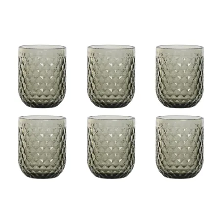 Lasisetti Home ESPRIT Harmaa Kristalli 240 ml (6 osaa)