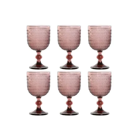 Набор рюмок Home ESPRIT Розовый Стеклянный 325 ml (6 штук)