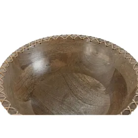 Salatikauss Home ESPRIT Naturaalne Rotang Mangopuit 30 x 30 x 12 cm