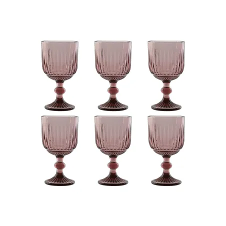 Набор рюмок Home ESPRIT Розовый Стеклянный 380 ml (6 штук)