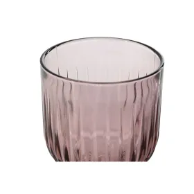 Setti laseja Home ESPRIT Pinkki Kristalli 380 ml (6 osaa)