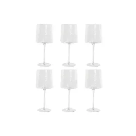 Setti laseja Home ESPRIT Läpinäkyvä Kristalli 9,6 x 9,6 x 22,5 cm (6 osaa)
