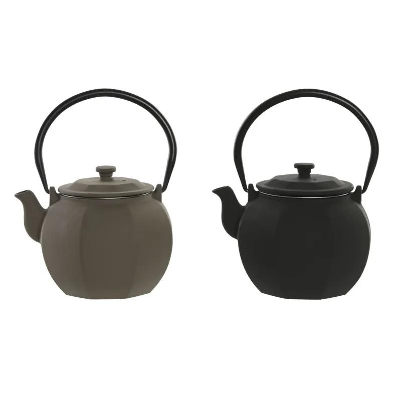 Arbatinukas Home ESPRIT Juoda Rusvai gelsva Nerūdijantis plienas Geležis 780 ml (2 vnt.)