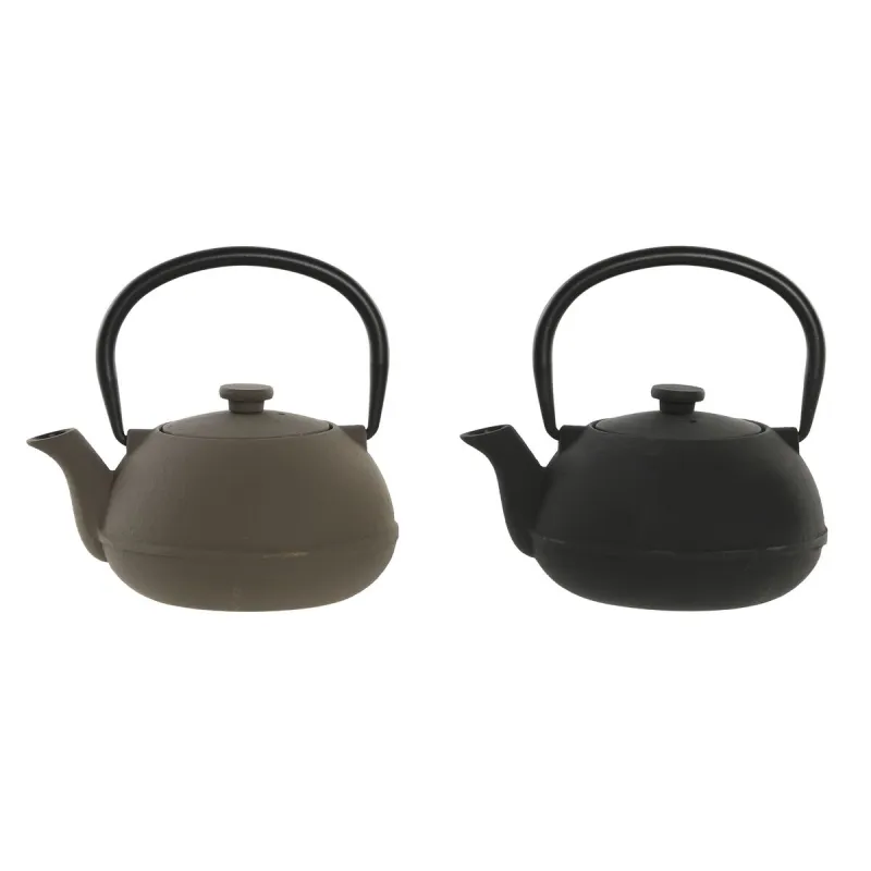 Arbatinukas Home ESPRIT Juoda Rusvai gelsva Nerūdijantis plienas Geležis 300 ml (2 vnt.)