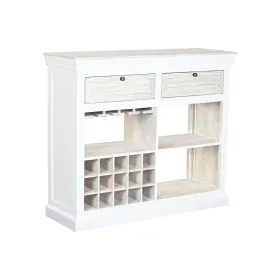 Butelių laikiklis Home ESPRIT Balta 120 x 40 x 98 cm