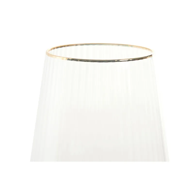 Набор рюмок Home ESPRIT Прозрачный Позолоченный Стеклянный 400 ml (6 штук)
