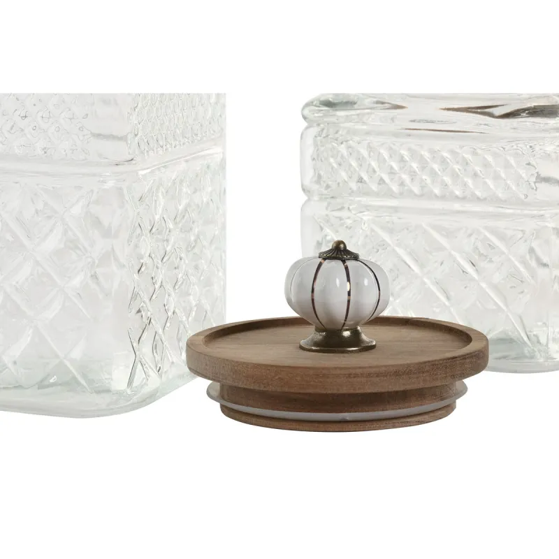 3 caurules Home ESPRIT Caurspīdīgs Dabisks 1,8 L 3 Daudzums