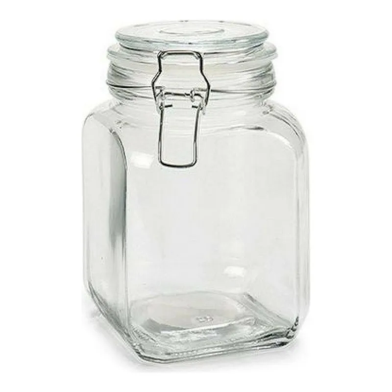Stiklainis Vivalto 41632 Skaidrus Sidabras stiklas Silikoninis Aliuminis Plienas 1,2 L 11 x 17 x 11 cm 11,5 x 17 x 11 cm