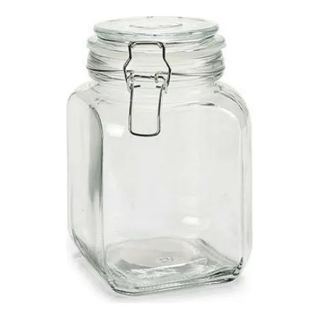 Stiklainis Vivalto 41632 Skaidrus Sidabras stiklas Silikoninis Aliuminis Plienas 1,2 L 11 x 17 x 11 cm 11,5 x 17 x 11 cm
