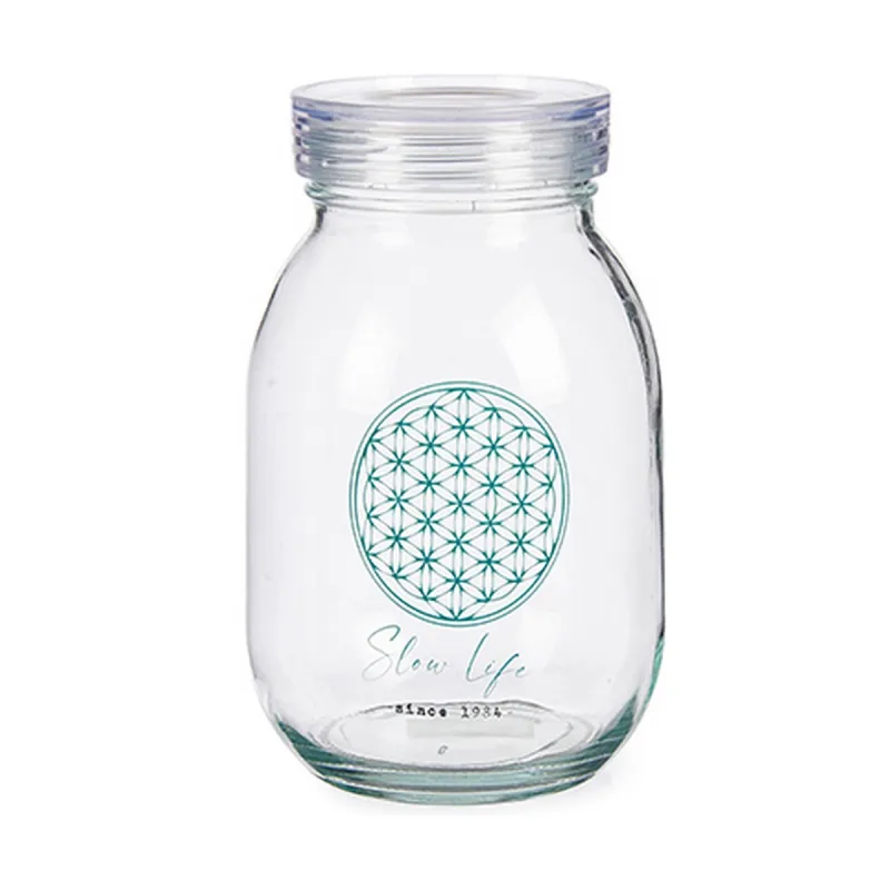 Purkki Vivalto Slow Life Läpinäkyvä 1,8 L (4 osaa)