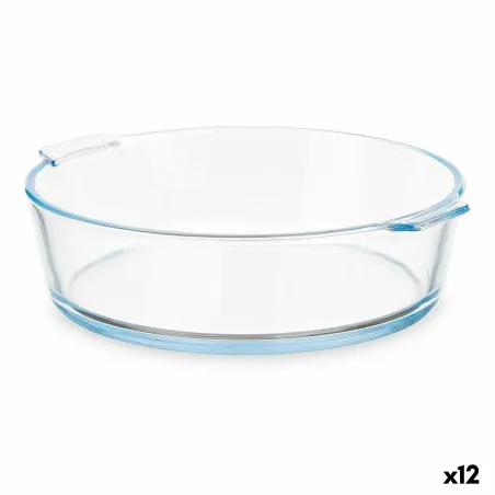 Serving Platter Vivalto Transparent Borosilicate Glass 1,6 L 23 x 6 x 20 cm 23 x 6 x 21 cm With handles (12 Units)