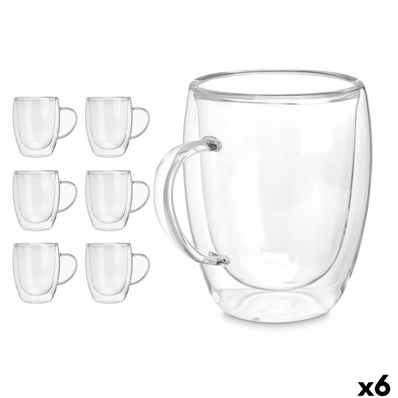 Кружка Mug Vivalto Прозрачный 340 ml (6 штук)