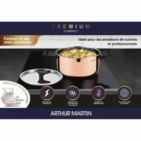 Puodas Arthur Martin AM945GT Pilka Ø 24 cm 2,4 L 40 x 16 x 29 cm 2 Dalys
