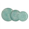Dinnerware Set Quid Montreal Ceramic Turquoise Stoneware 18 Pieces
