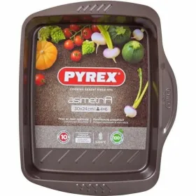 Orkaitės padėklas Pyrex Ruda Juoda Metalinis