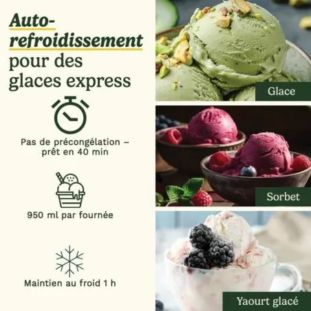 Ledų Aparatas Cuisinart ICE90E Balta 100 W 1 L