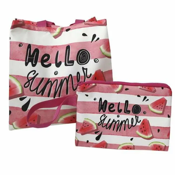 Beach Bag Secaneta 48 x 33 x 14 cm Watermelon