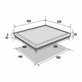 Индукционная Панель Sauter SPI4664B 60 cm 5700 W
