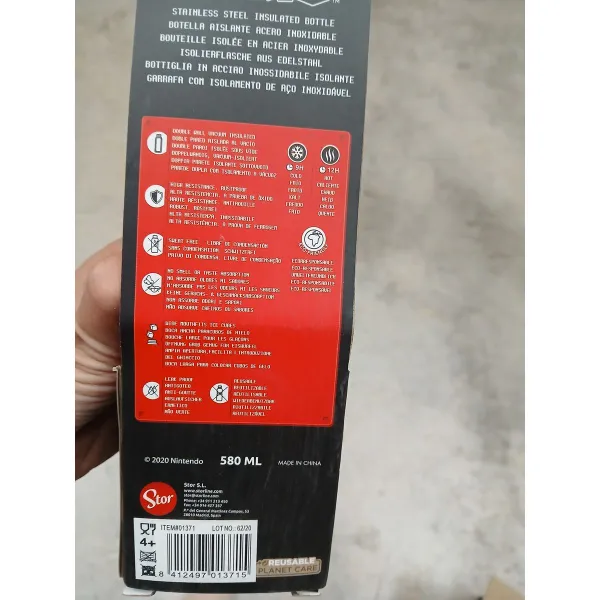 Termoss Super Mario 01371 580 ml Silikona