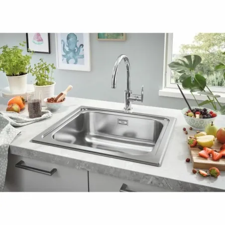 Viena roktura jaucējkrāns Grohe 31719SD0 Nerūsējošais tērauds Taisnstūra
