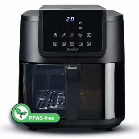 Airfryer Bourgini 184172 Musta 8 L