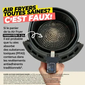 Airfryer Bourgini 184172 Musta 8 L