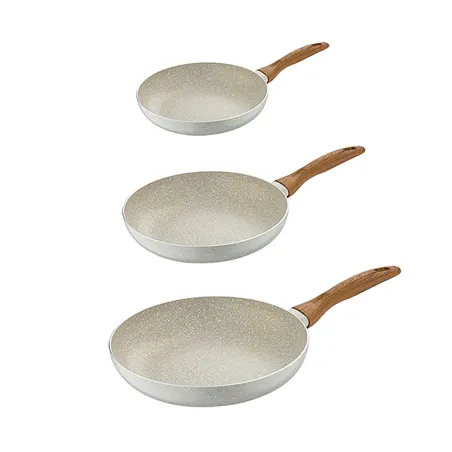 Set of pans San Ignacio Cream Aluminium Ø 16 x 3,5 cm Ø 20 x 4,5 cm Ø 24 x 4,5 cm 3 Pieces
