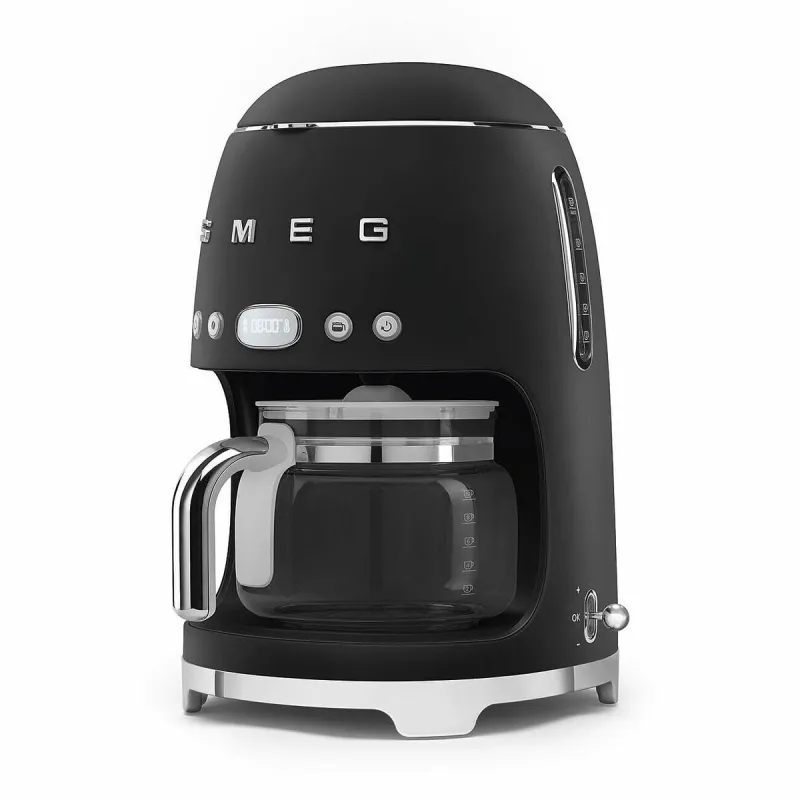 Капельная кофеварка Smeg DCF02BLMEU 1 050 Bт Матово-черный