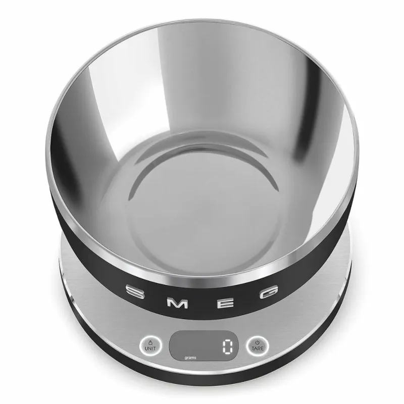 Keittiövaaka Smeg KSC01BLMWW Musta 5 kg Digitaalinen