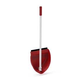 Dustpan Plastiken White Red Plastic Foldable