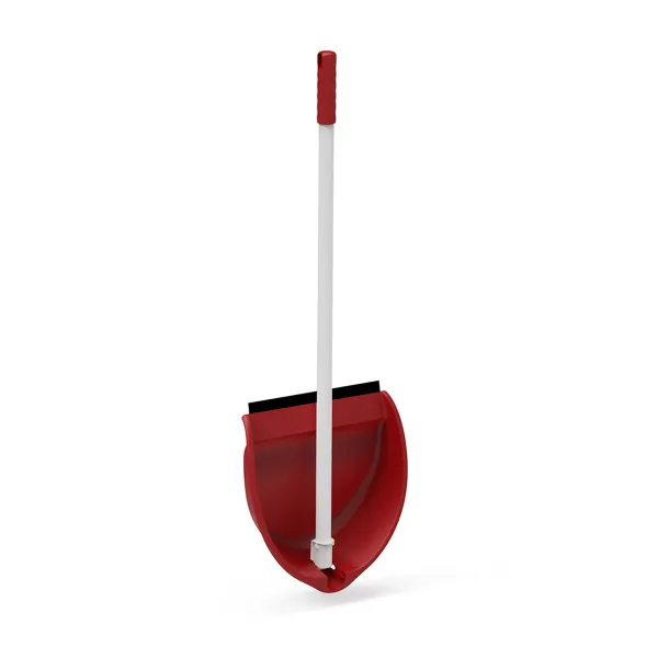 Dustpan Plastiken White Red Plastic Foldable