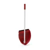 Dustpan Plastiken White Red Plastic Foldable