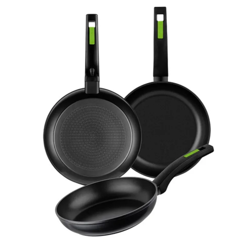 Pannusetti Monix TP-8435092423253_240019_Vendor Vihreä Alumiini Bakeliitti 26 cm 3 Kappaletta