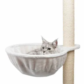 Cat scratching post Trixie Light grey Polyester Ø 45 cm