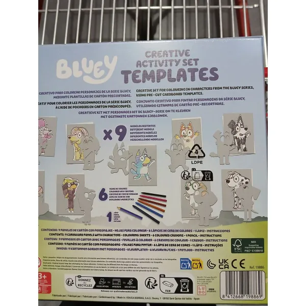 Piirustussetti Educa Bluey