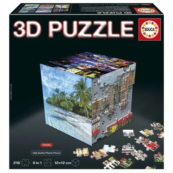 Palapeli Educa 3D 216 Kappaletta (6 osaa)